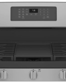 GE 30″ Stainless Steel Freestanding Gas Convection Range With No Preheat Air Fry