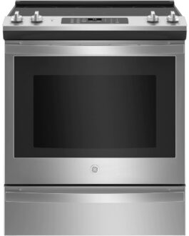 GE ADA 30″ Stainless Steel Slide-In Electric Convection Range With No Preheat Air Fry – JS760SPSS