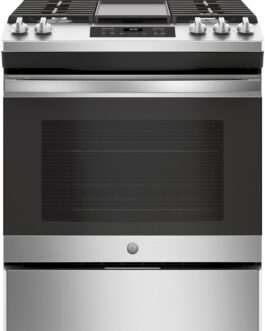 GE ADA 30″ Stainless Steel Slide-In Gas Range