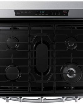 Samsung 6 Cu. Ft. Fingerprint Resistant Stainless Steel Smart Freestanding Gas Range With No-Preheat Air Fry & Convection